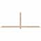 Ekena Millwork Eugene Smooth Timber Gable Bracket, Douglas Fir, 96"W x 36"H x 3 1/2"D x 3 1/2"F, 9/12 Pitch GBW096X36X0404EUG00SDF - alternate 1